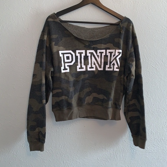 Vs camo slouchy crew - Picture 1 of 2